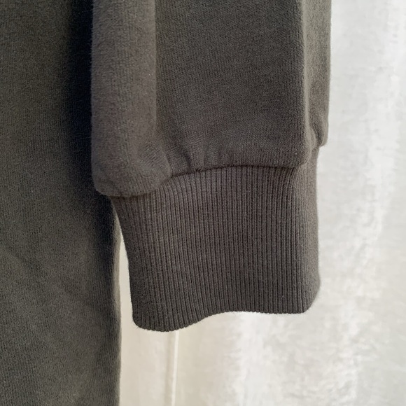 Zara Trafaluc Army Green Camo Pocket Sweatshirt Dress - Picture 9 of 13